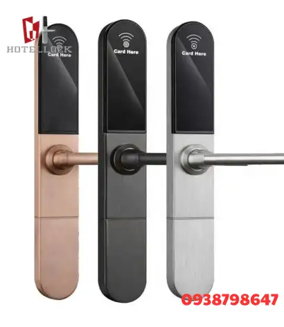 MODEL: H-918 Khóa khách sạn RFID- 3585 khóa cơ khí RFID kiểm soát truy cập cửa khách sạn phù hợp với độ dày cửa 30mm