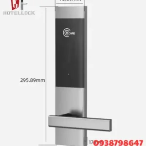 Khóa Cửa Khách Sạn RFID H-2062 Bằng Hợp Kim Nhôm – Thiết Kế Hiện Đại