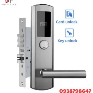 Hộp thép không gỉ 304, khóa cửa RFID điện tử với hệ thống kiểm soát ra vào khách sạn thông minh