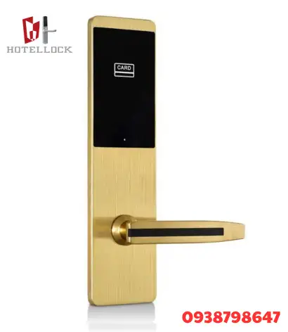 RFID (3) Khóa cảm ứng thông minh khách sạn, khóa cửa kim loại thông minh không chìa