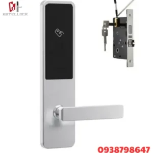 Khóa cửa khách sạn điện tử 304 Inox – Khóa thẻ từ RFID Mortise ACMEEN