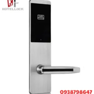 Khóa cảm ứng thông minh khách sạn, khóa cửa kim loại thông minh không chìa
