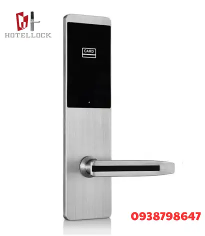 RFID (5) Khóa cảm ứng thông minh khách sạn, khóa cửa kim loại thông minh không chìa