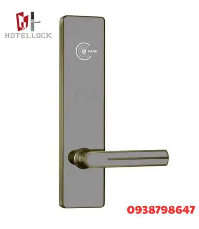 RFID (51) Khóa cửa điện tử RFID tay gạt – Giải pháp khóa thẻ từ hiện đại cho khách sạn