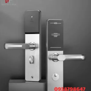 Khóa cửa khách sạn RFID 304 Stainless Steel 330×77 – Smart Card
