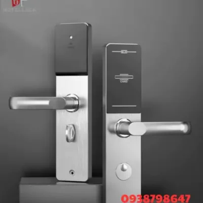 Khóa cửa khách sạn RFID 304 Stainless Steel 330×77 – Smart Card