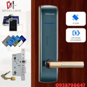 Khóa cửa khách sạn bằng hợp kim kẽm RFID thông minh M1 13.56MHZ