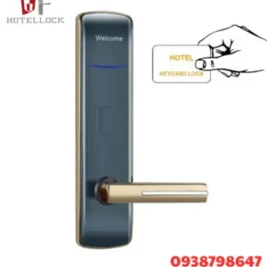 Khóa cửa khách sạn bằng hợp kim kẽm RFID thông minh M1 13.56MHZ