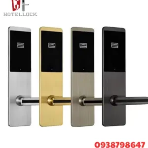 Khóa cảm ứng thông minh khách sạn, khóa cửa kim loại thông minh không chìa
