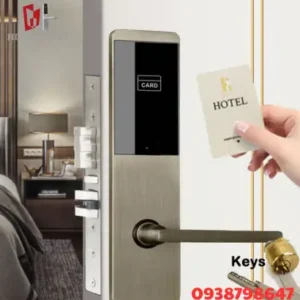 Thẻ khóa kỹ thuật số khách sạn RFID Khóa cửa thông minh khách sạn