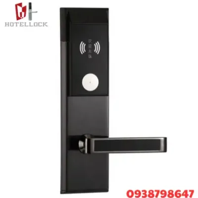 Khóa thẻ khách sạn bằng thép không gỉ 125Khz, khóa cửa RF không cần chìa.